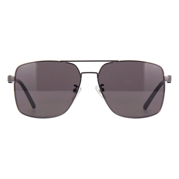 New BALENCIAGA Grey Aviator BB0116SA 001 Sunglasses Women - Picture 2 of 6